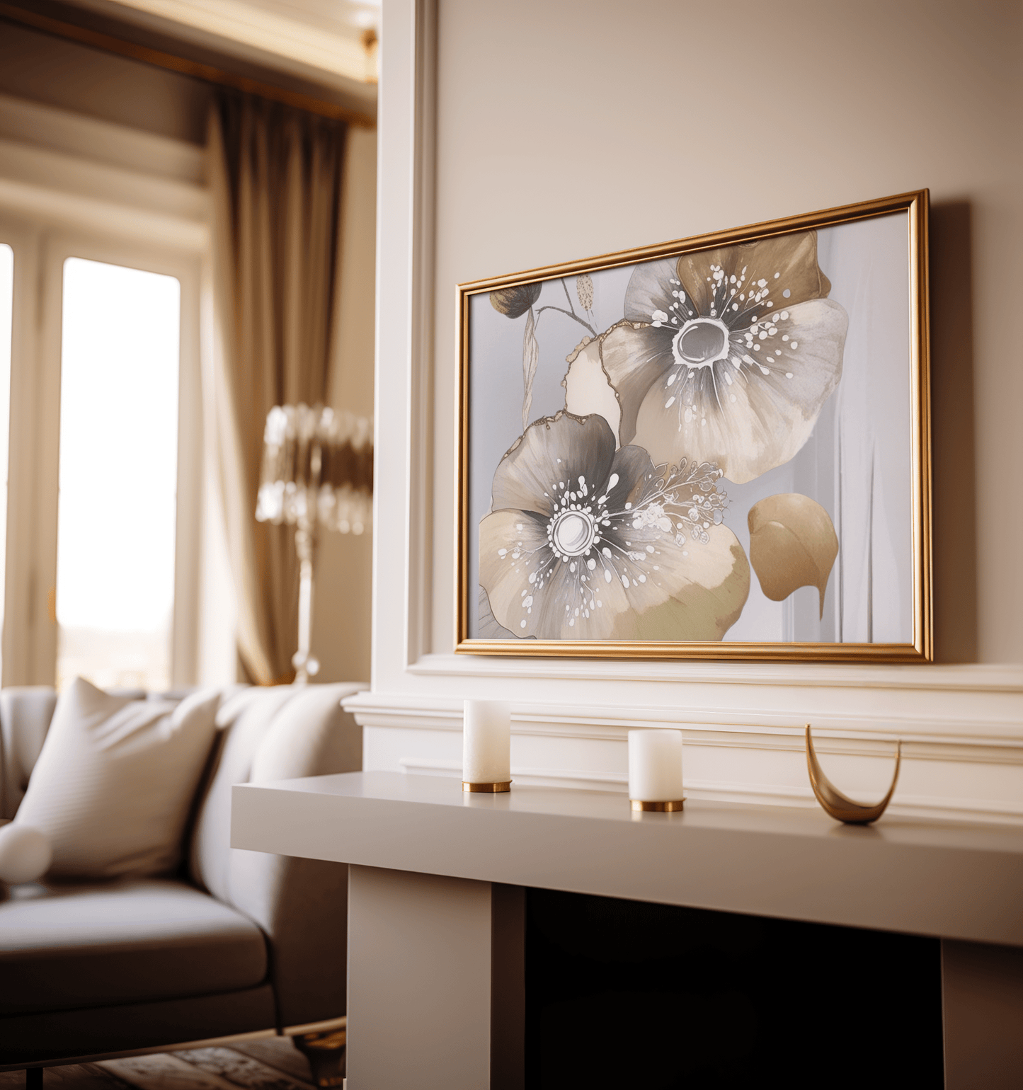 Abstract Flowers Art | Canvas Art, Art Prints & Framed Canvas - Buy Wall Art