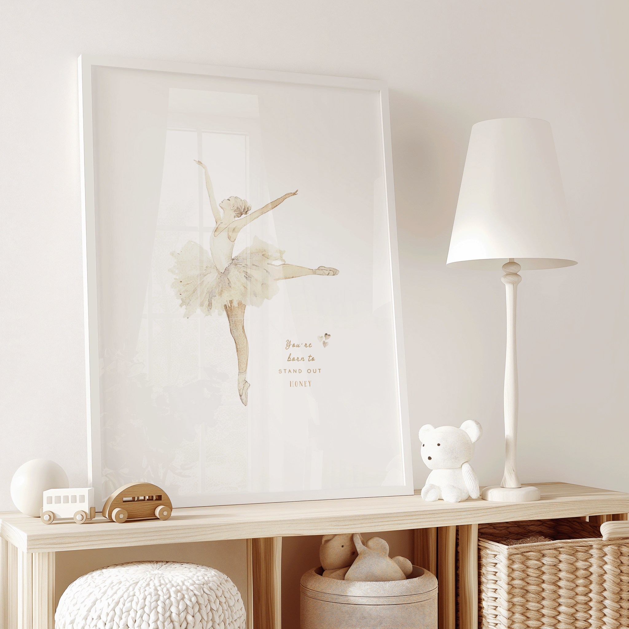 Ballerina Nursery Wall Art | Canvas Art, Art Prints & Framed Canvas - Buy Wall Art