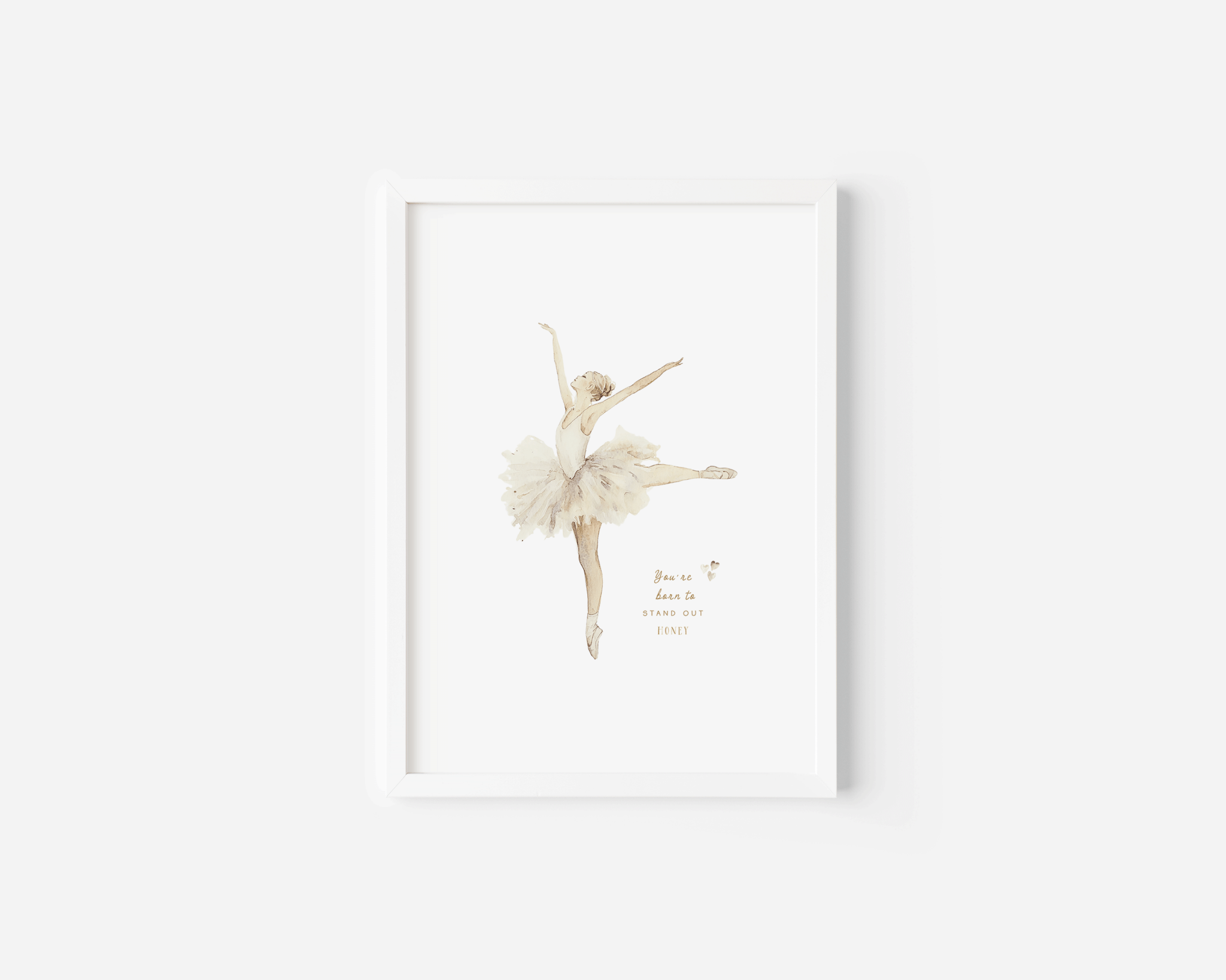 Ballerina Nursery Wall Art | Canvas Art, Art Prints & Framed Canvas - Buy Wall Art