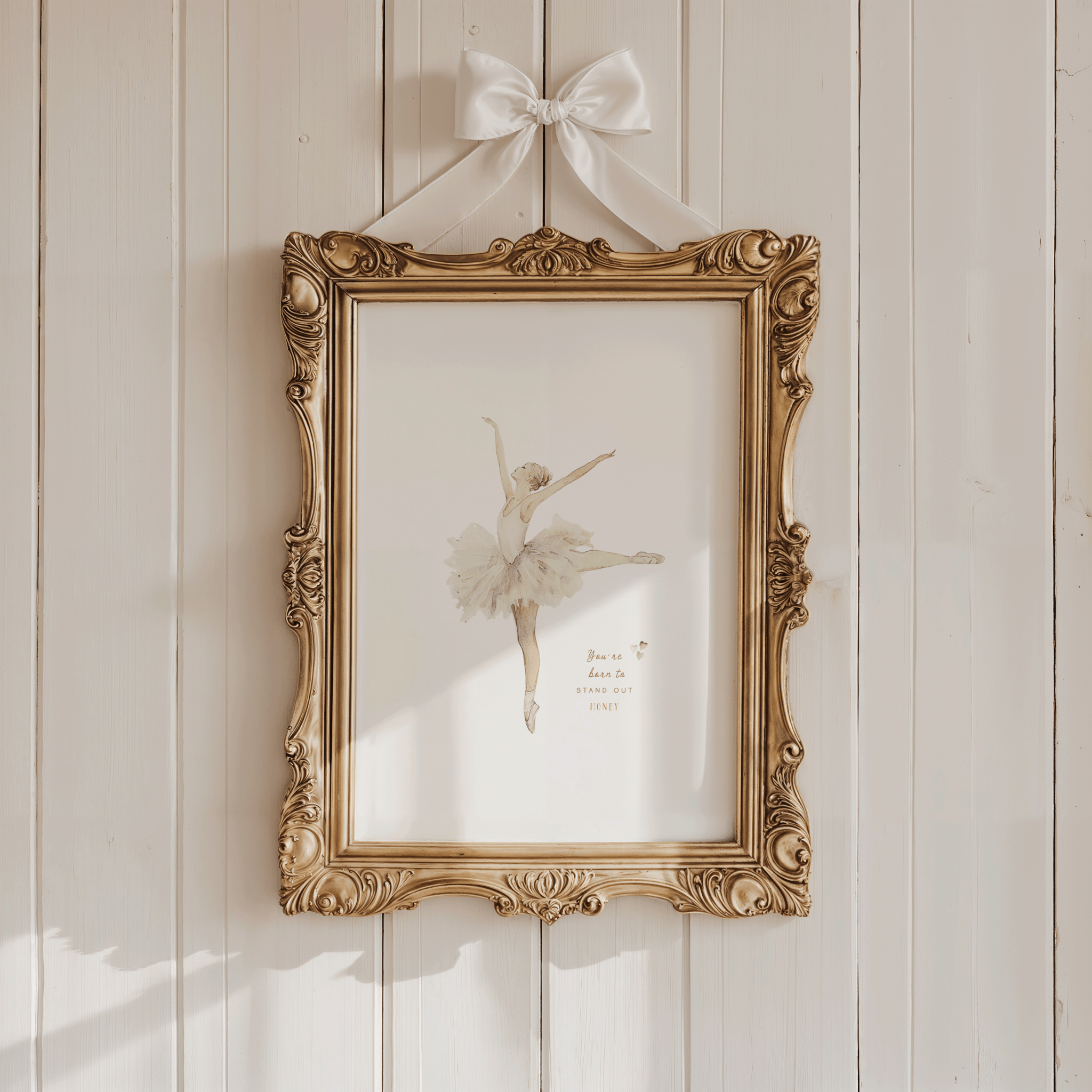 Ballerina Nursery Wall Art | Canvas Art, Art Prints & Framed Canvas - Buy Wall Art
