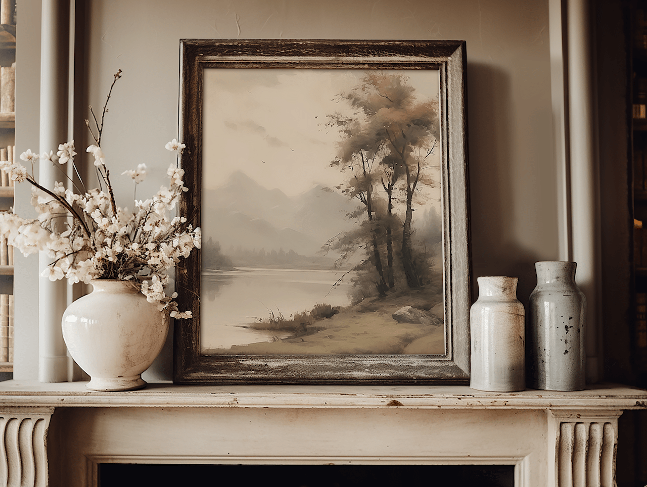 Moody Vintage Landscape Wall Art | Canvas Art, Art Prints & Framed Canvas - Buy Wall Art