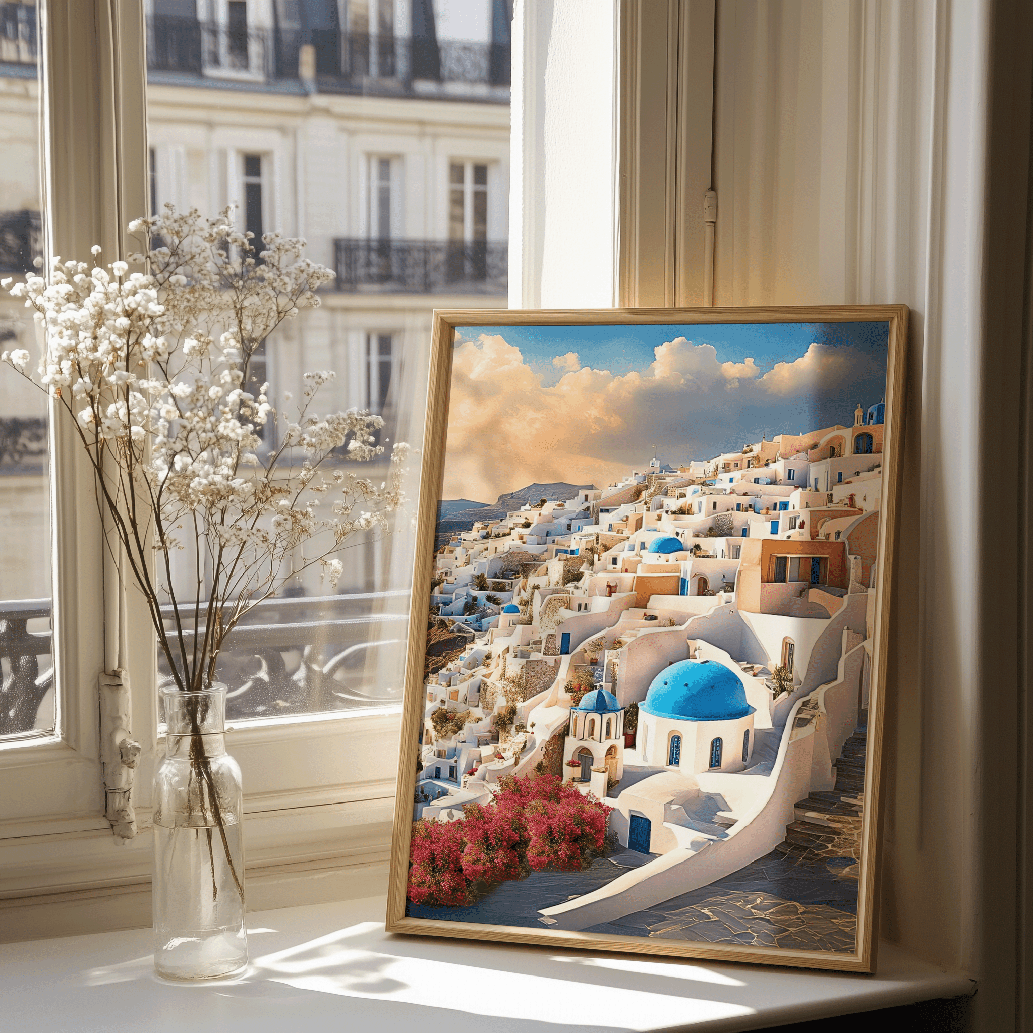 Santorini Wall Art | Canvas Art, Art Prints & Framed Canvas - Buy Wall Art