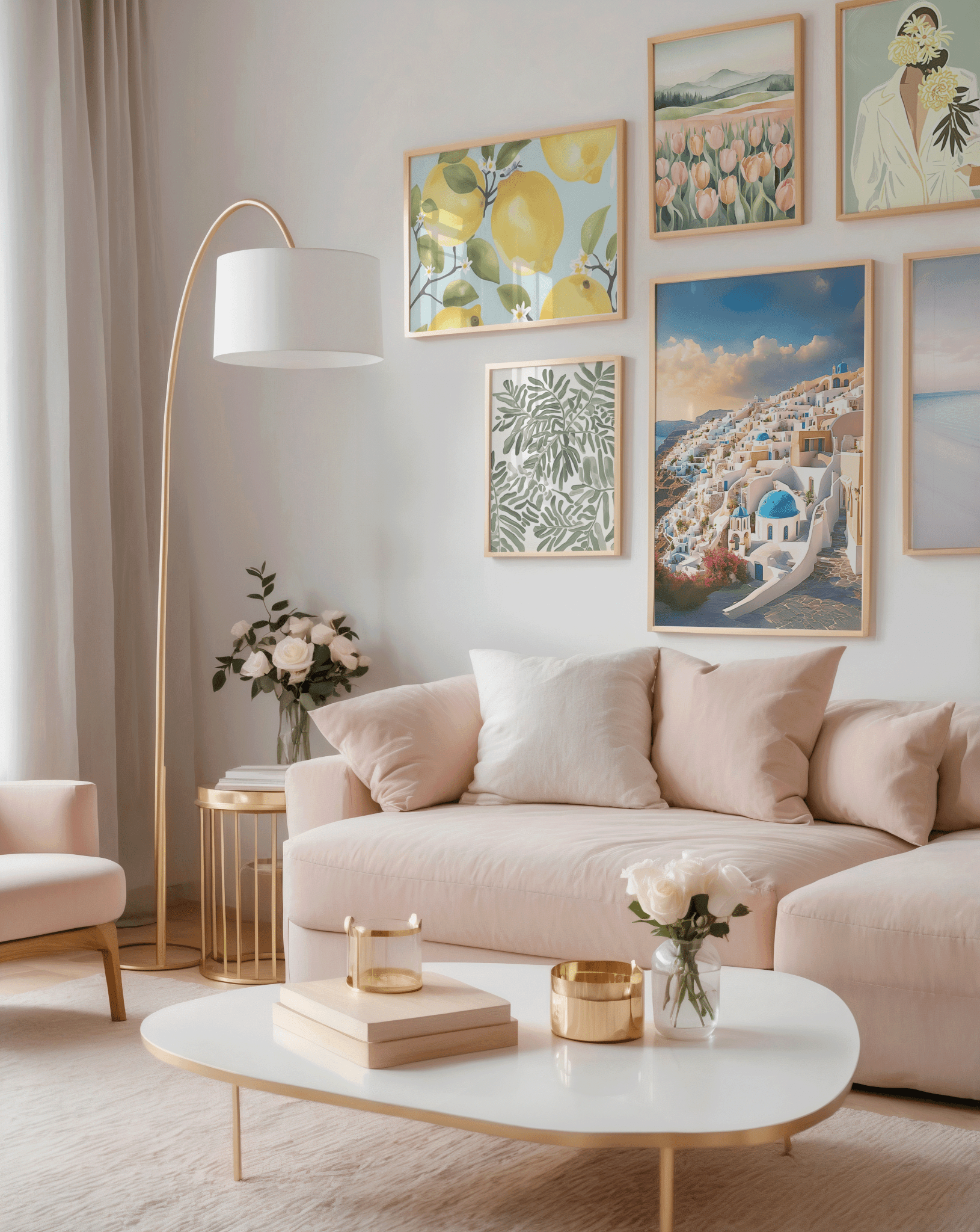 Santorini Wall Art | Canvas Art, Art Prints & Framed Canvas - Buy Wall Art