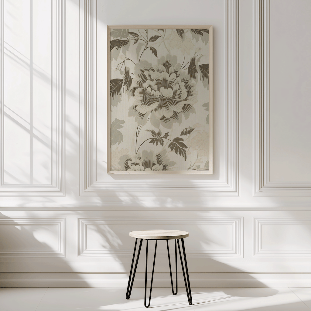 Vintage Green Flower Wall Art | Canvas Art, Art Prints & Framed Canvas - Buy Wall Art
