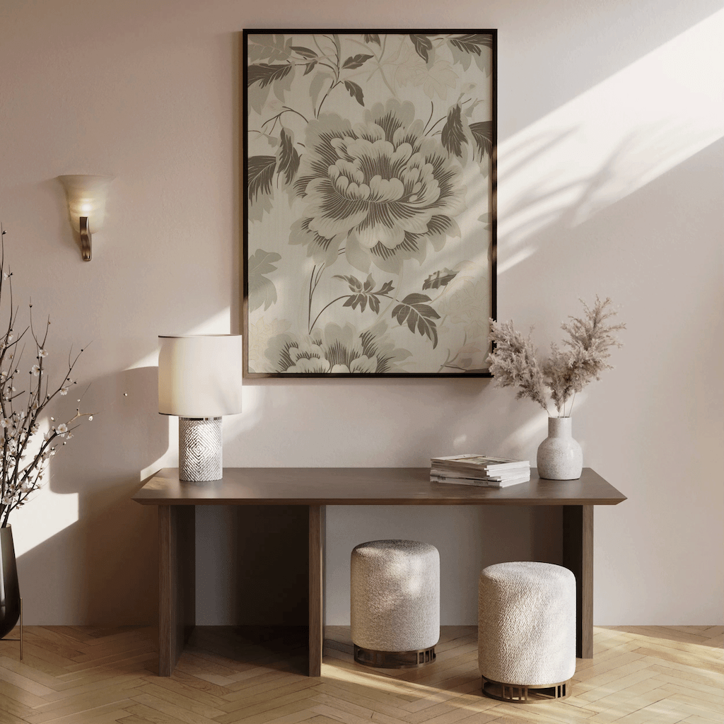 Vintage Green Flower Wall Art | Canvas Art, Art Prints & Framed Canvas - Buy Wall Art