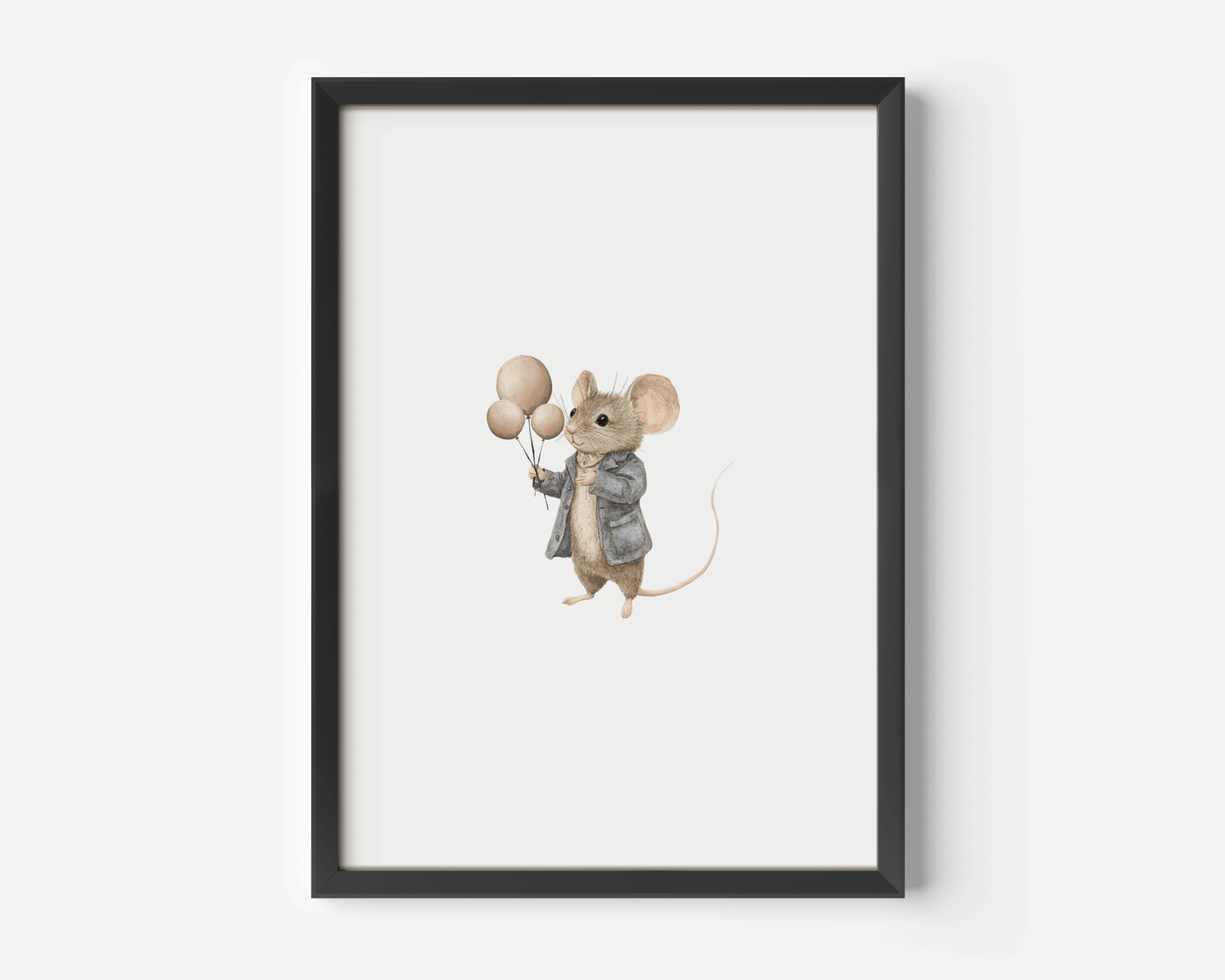 Vintage Mouse Print for Boy Nursery | Canvas Art, Art Prints & Framed Canvas - Buy Wall Art