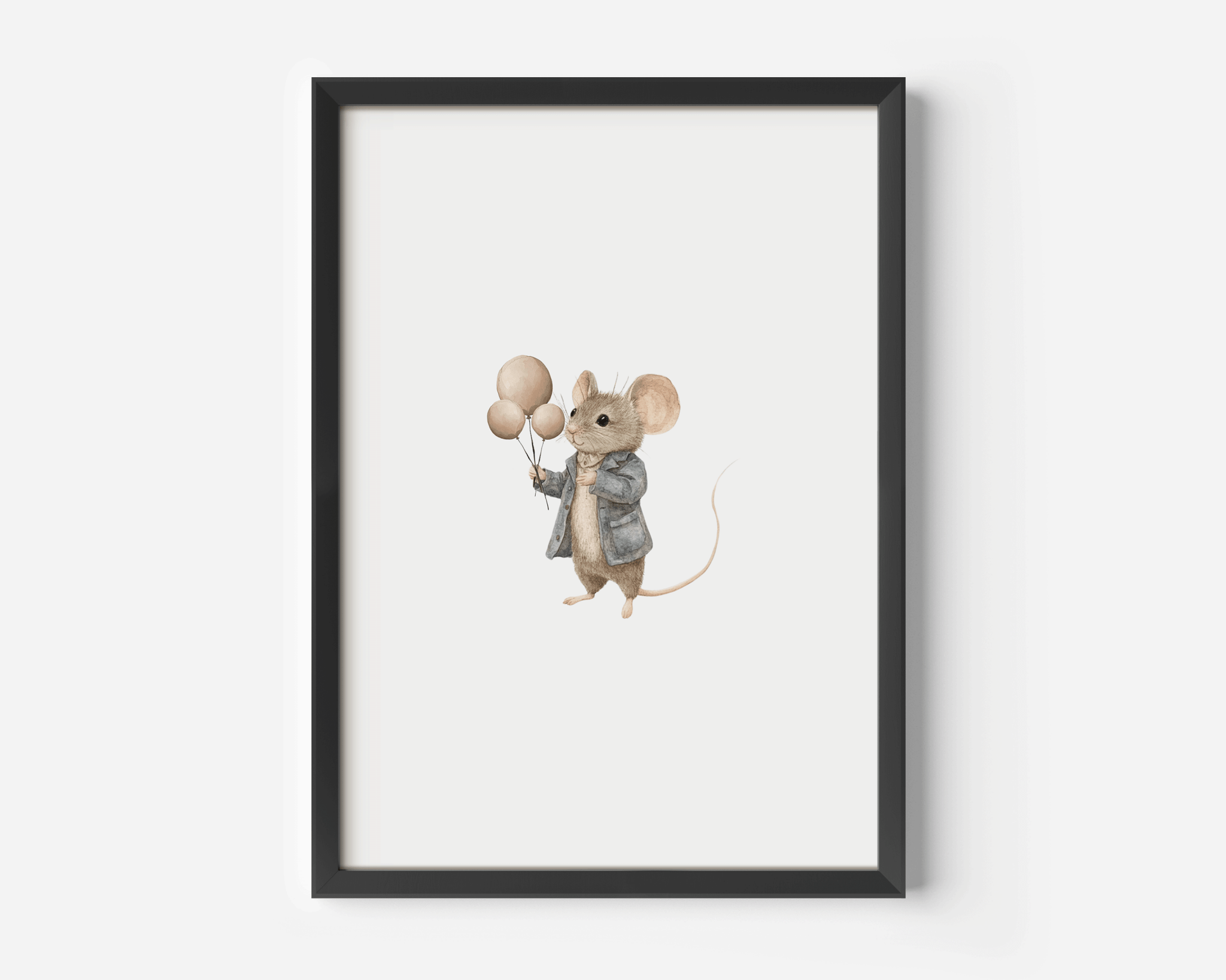 Vintage Mouse Print for Boy Nursery | Canvas Art, Art Prints & Framed Canvas - Buy Wall Art
