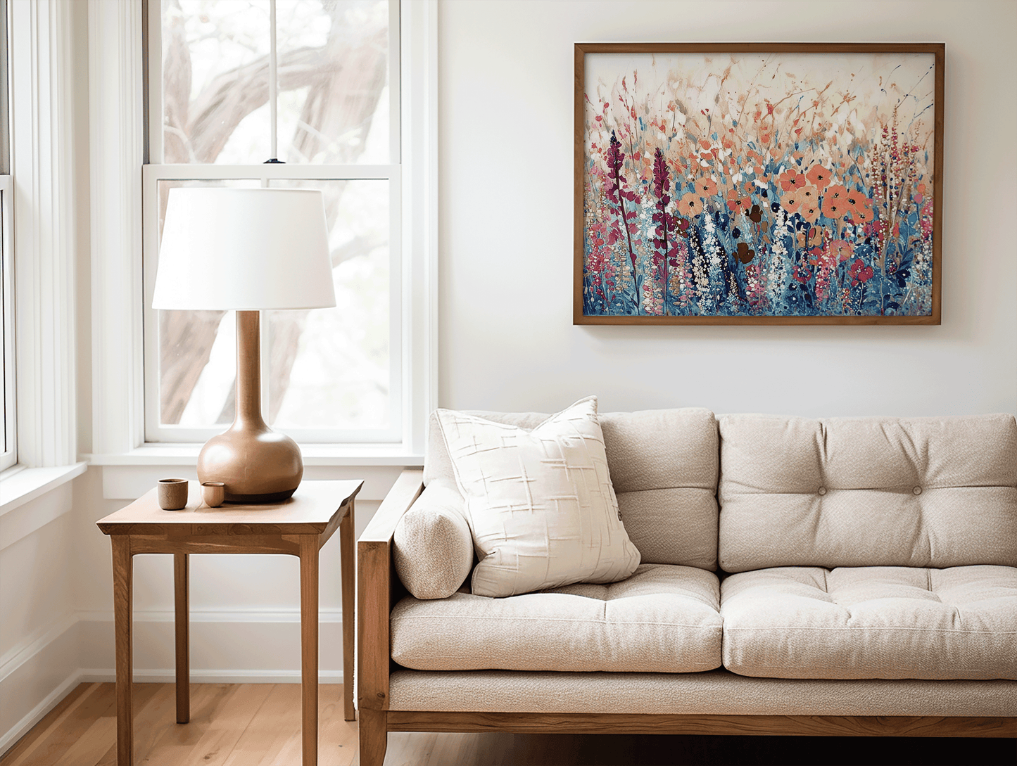 Wildflower Landscape Canvas Print | Canvas Art, Art Prints & Framed Canvas - Buy Wall Art