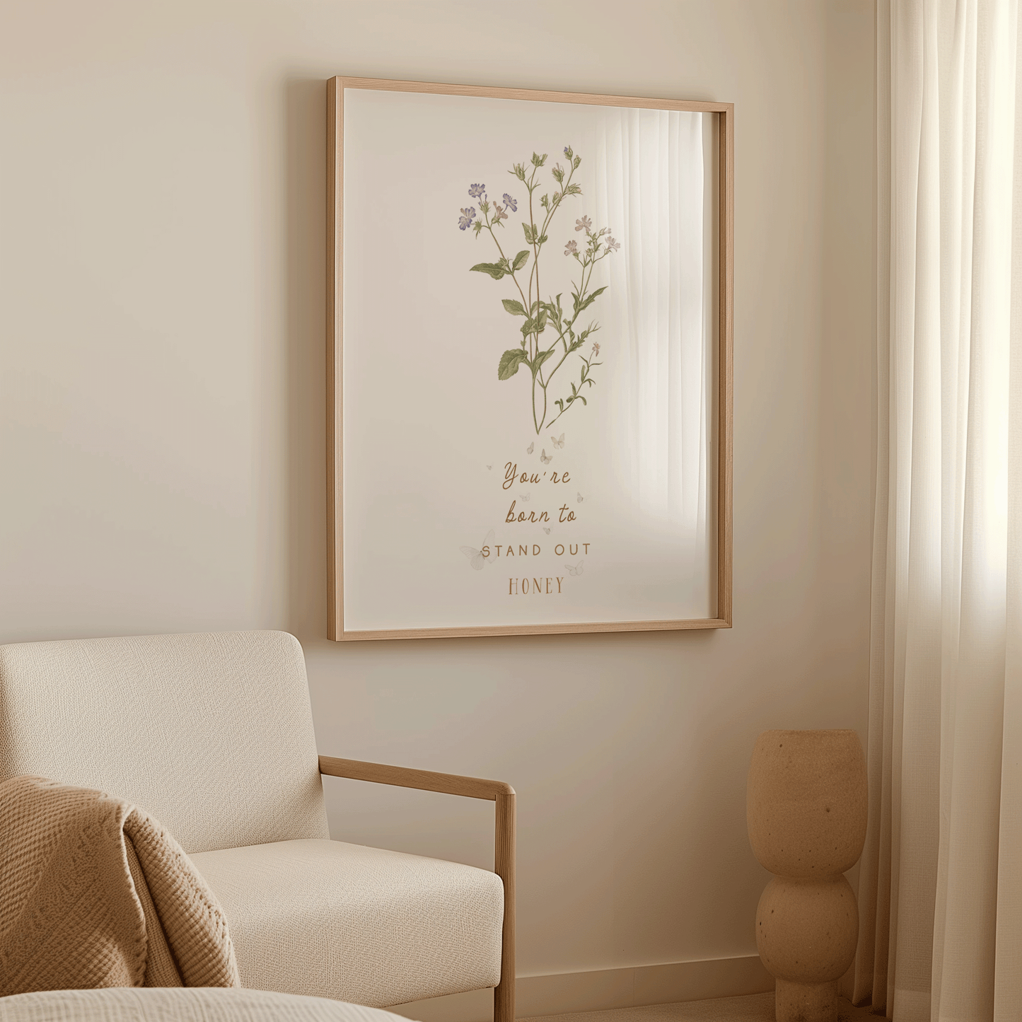 Wildflower Vintage Nursery Art | Canvas Art, Art Prints & Framed Canvas - Buy Wall Art