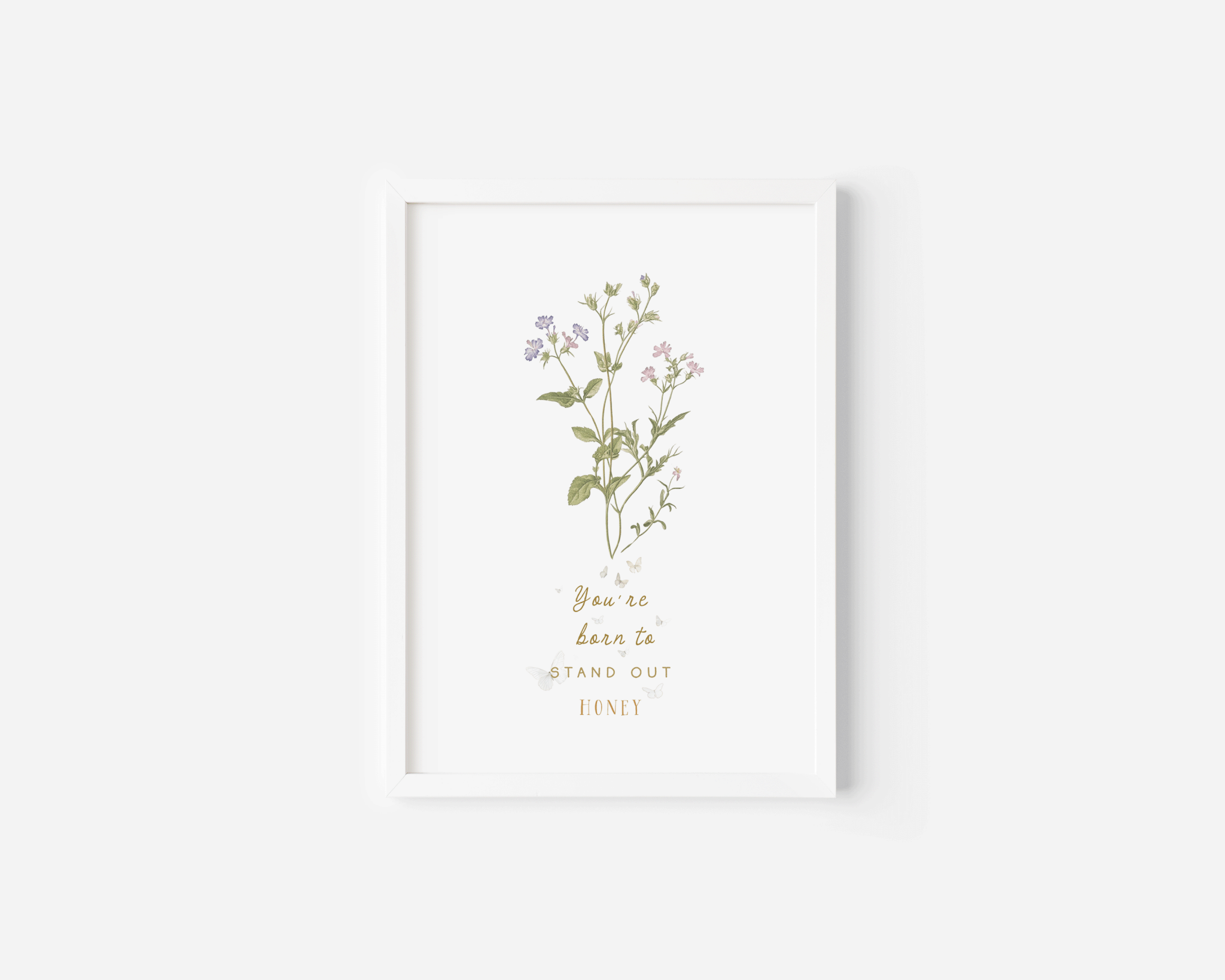 Wildflower Vintage Nursery Art | Canvas Art, Art Prints & Framed Canvas - Buy Wall Art