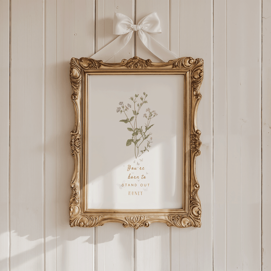 Wildflower Vintage Nursery Art | Canvas Art, Art Prints & Framed Canvas - Buy Wall Art