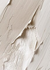 beige brushstrokes on white background abstract art