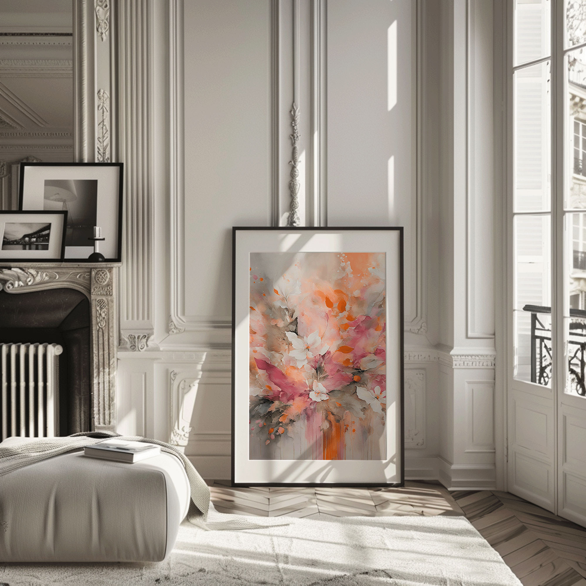 Abstract Art with Flowers | Canvas Art, Art Prints & Framed Canvas - Buy Wall Art