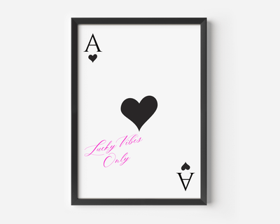 Ace of Hearts Wall Art | Canvas Art, Art Prints & Framed Canvas - Buy Wall Art