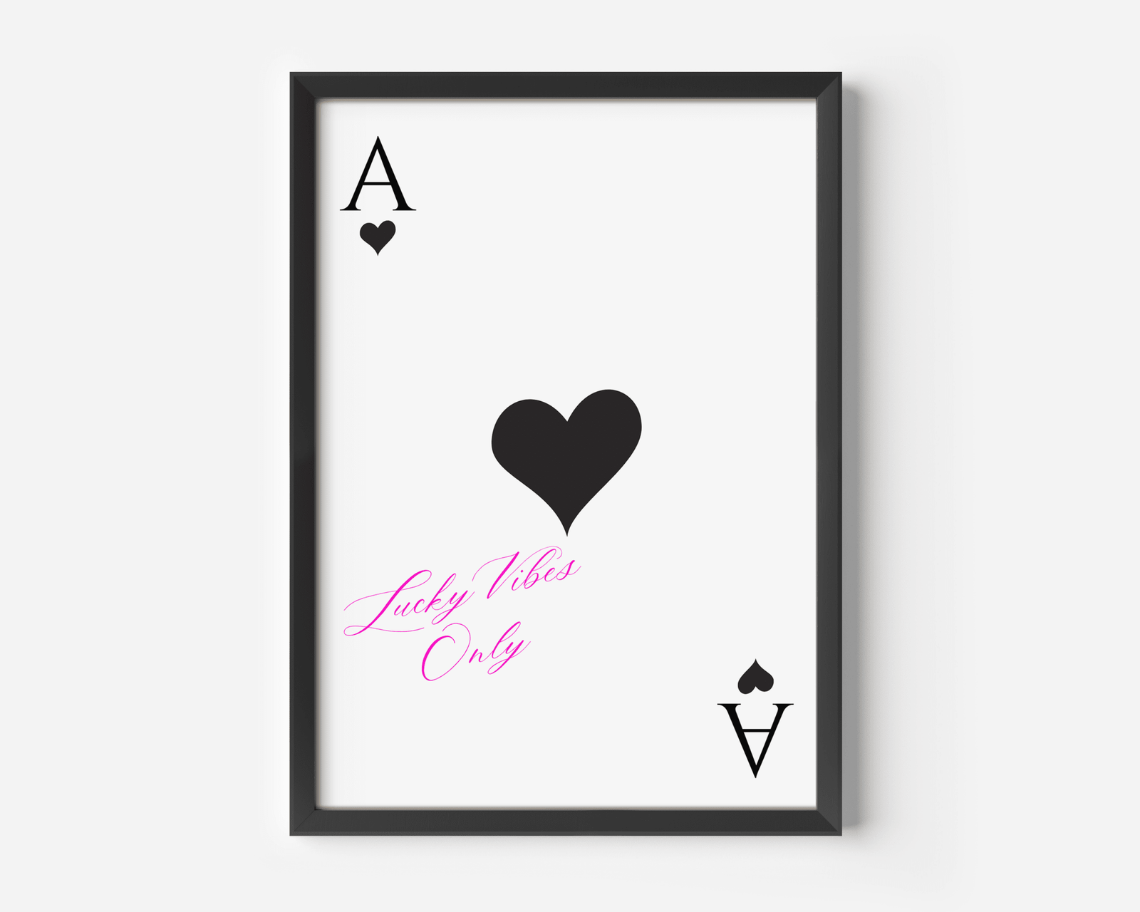 Ace of Hearts Wall Art | Canvas Art, Art Prints & Framed Canvas - Buy Wall Art