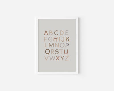 Alphabet Nursery Print | Canvas Art, Art Prints & Framed Canvas - Buy Wall Art