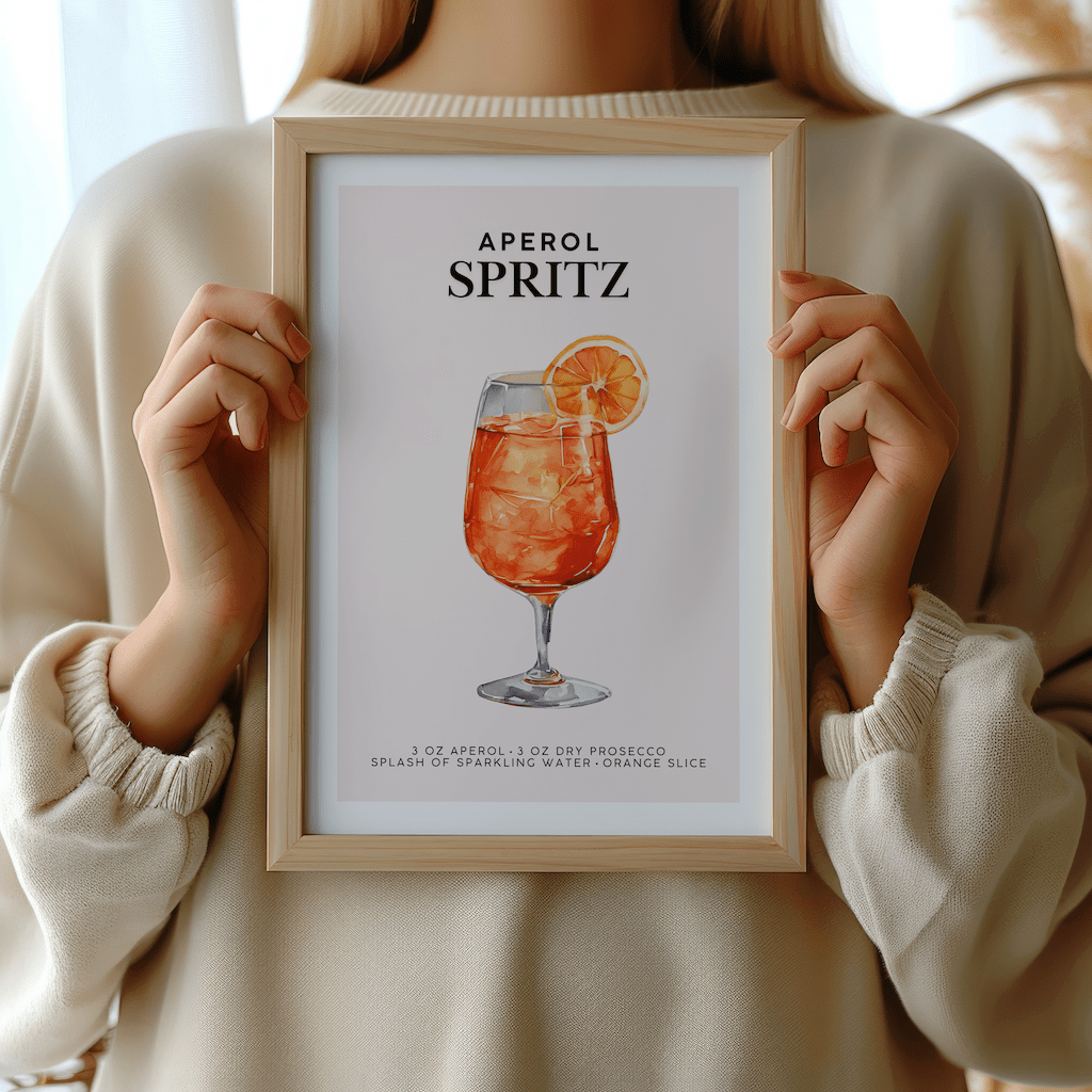 Aperol Spritz Print | Canvas Art, Art Prints & Framed Canvas - Buy Wall Art