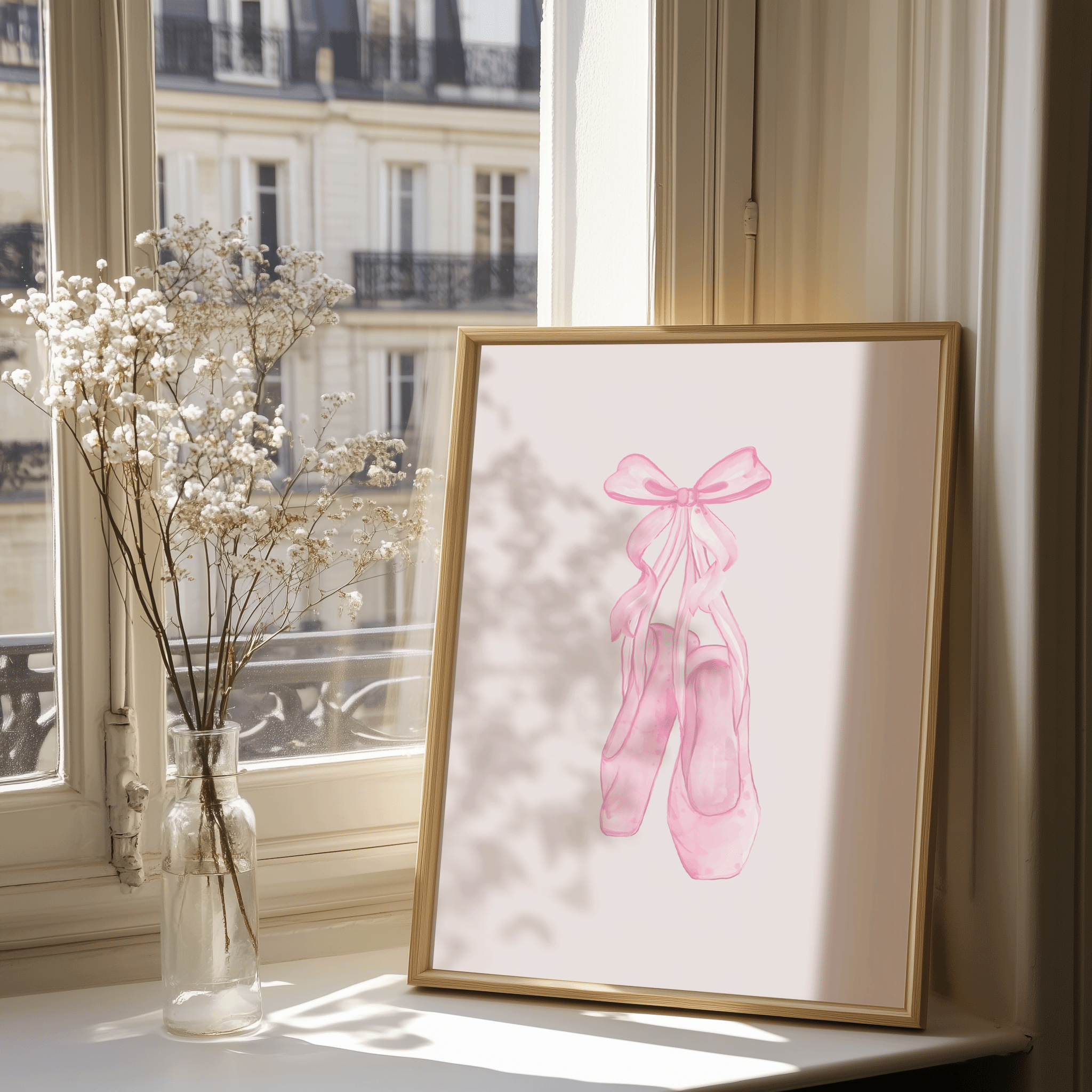 Ballet Slippers Nursery Wall Art | Canvas Art, Art Prints & Framed Canvas - Buy Wall Art