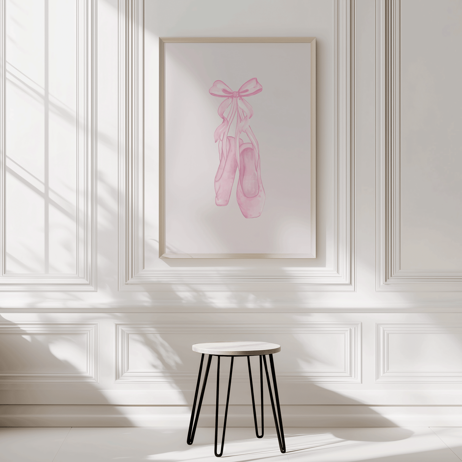 Ballet Slippers Nursery Wall Art | Canvas Art, Art Prints & Framed Canvas - Buy Wall Art