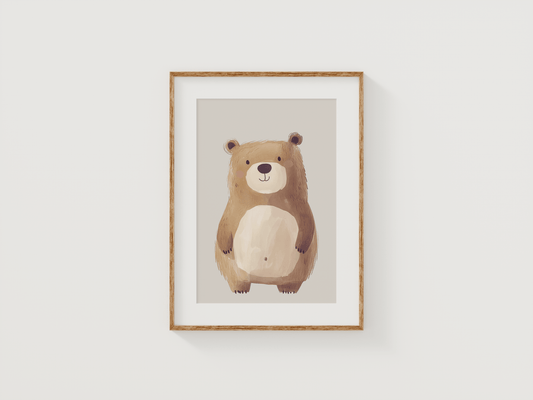 Bear Nursery Wall Art | Canvas Art, Art Prints & Framed Canvas - Buy Wall Art