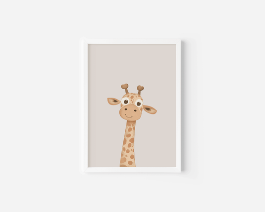 Boho Giraffe Nursery Wall Art | Canvas Art, Art Prints & Framed Canvas - Buy Wall Art