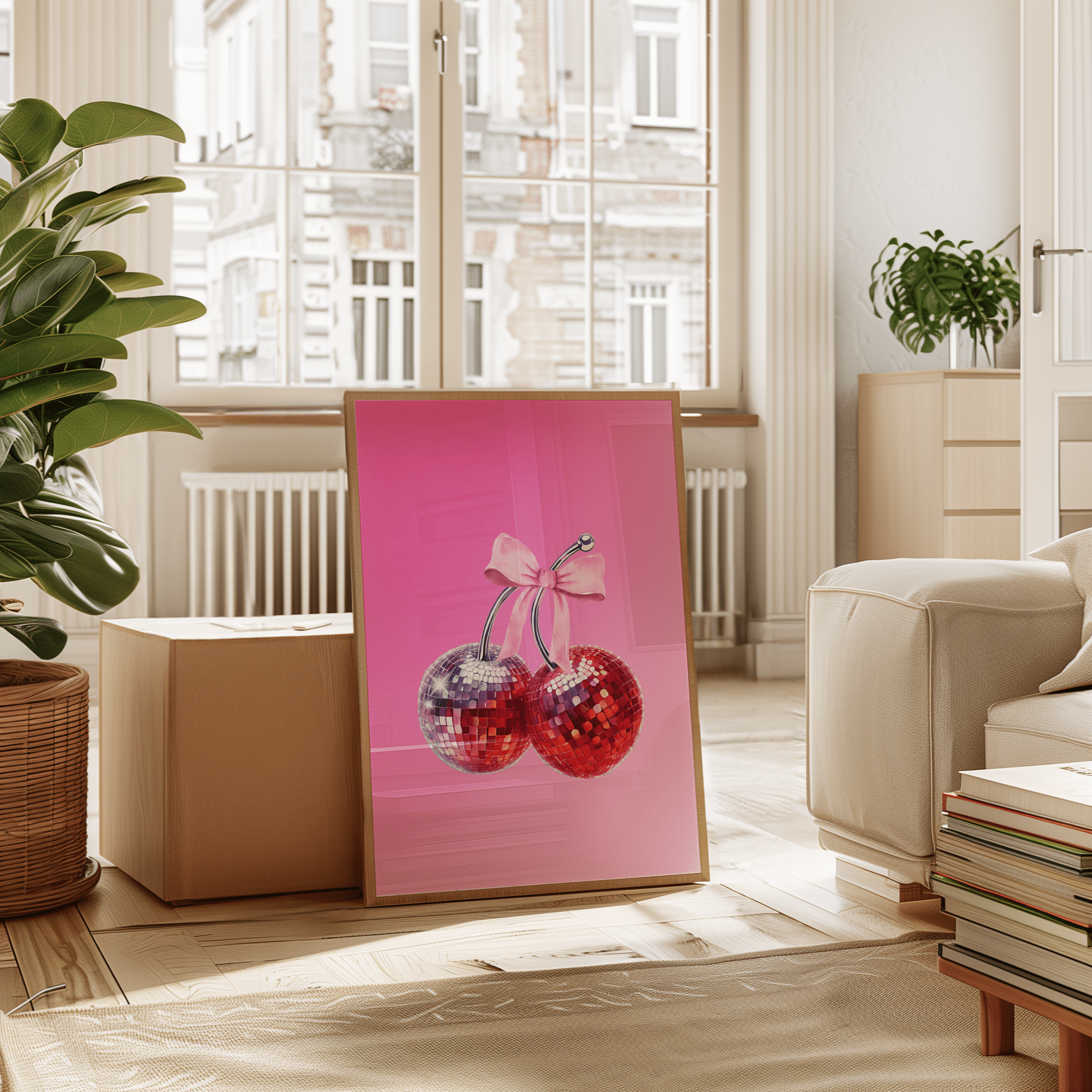 Cherry Pop Art Wall Art | Canvas Art, Art Prints & Framed Canvas - Buy Wall Art