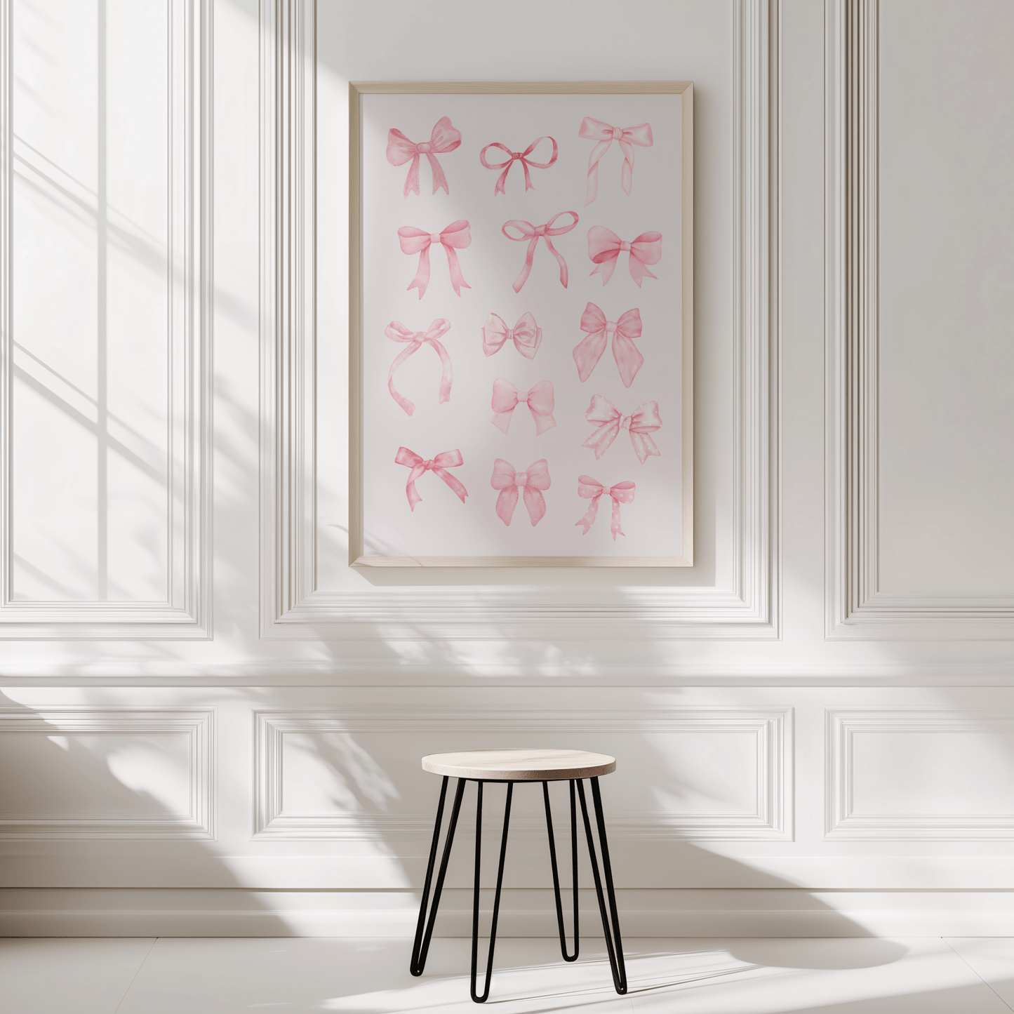 Coquette Bow Nursery Wall Art | Canvas Art, Art Prints & Framed Canvas - Buy Wall Art