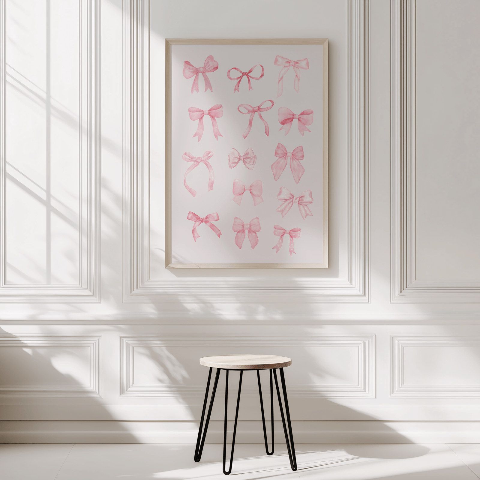 Coquette Bow Nursery Wall Art | Canvas Art, Art Prints & Framed Canvas - Buy Wall Art