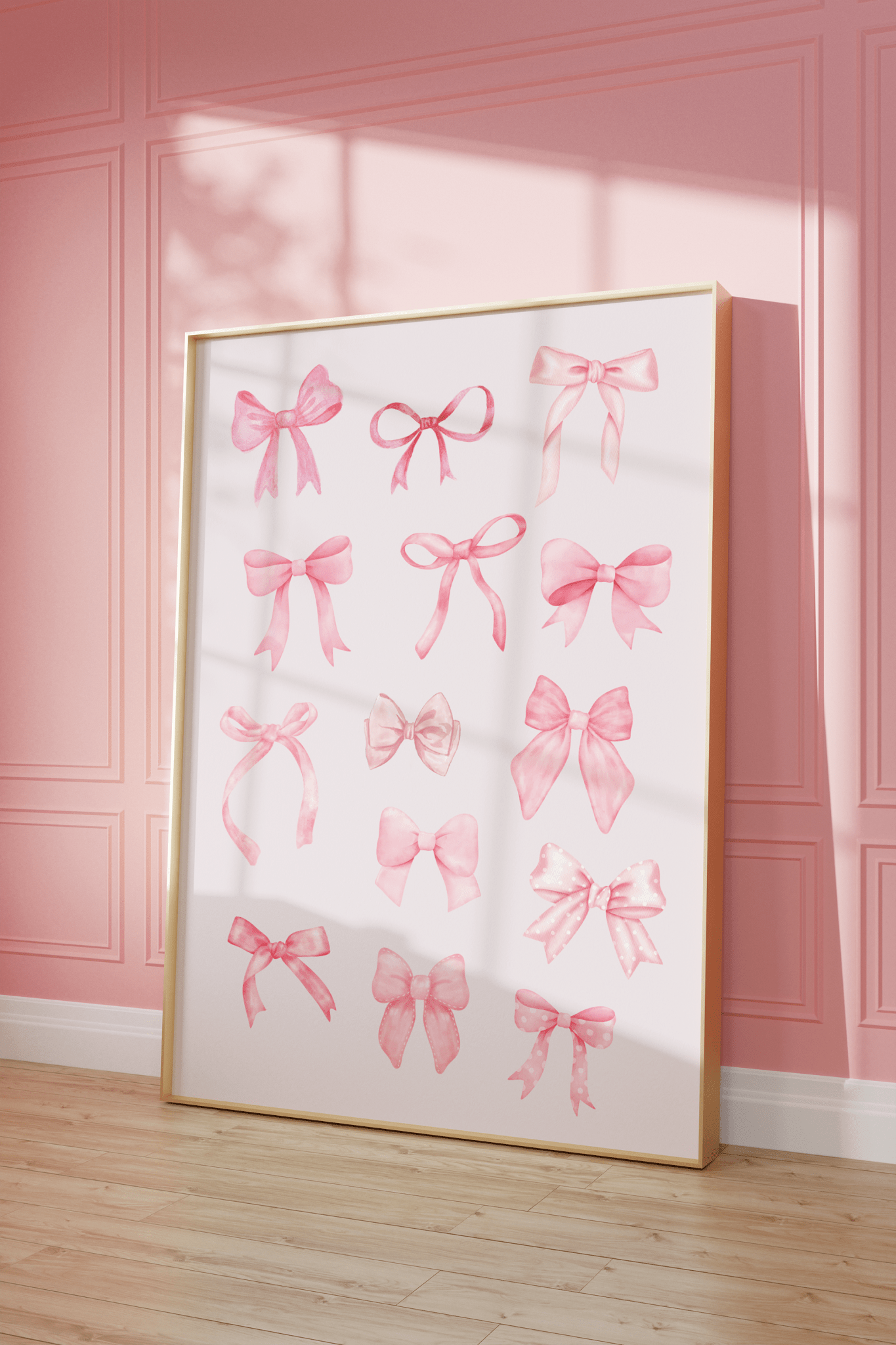 Coquette Bow Nursery Wall Art | Canvas Art, Art Prints & Framed Canvas - Buy Wall Art