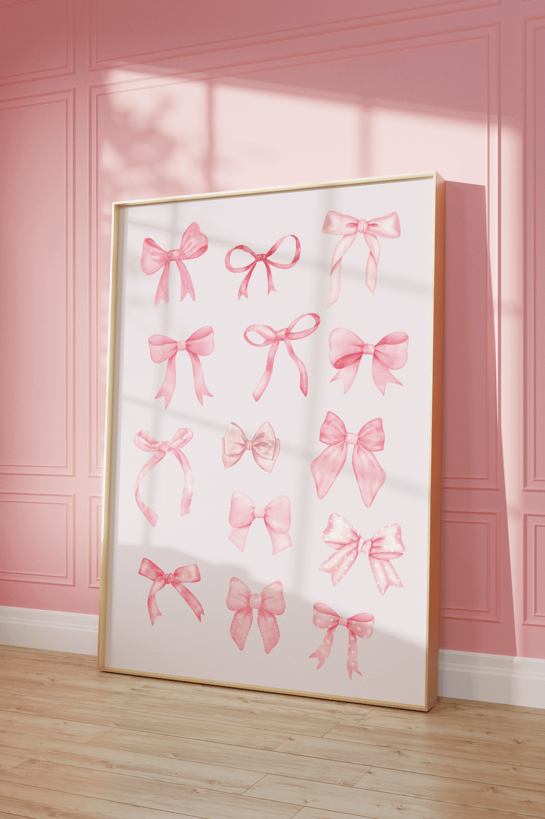 Coquette Bow Nursery Wall Art | Canvas Art, Art Prints & Framed Canvas - Buy Wall Art