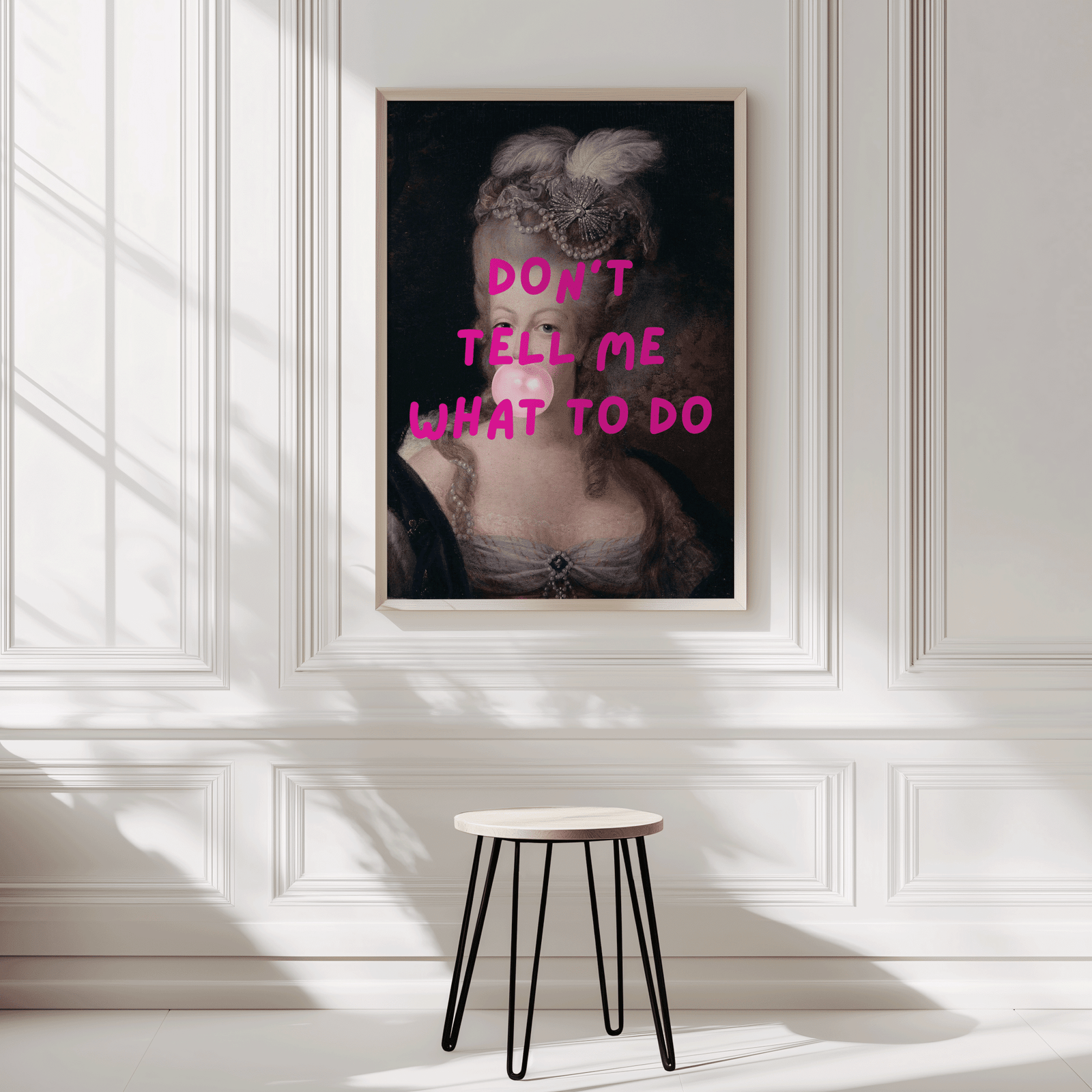 Don’t Tell Me What to Do - Funny Feminist Wall Art | Canvas Art, Art Prints & Framed Canvas - Buy Wall Art