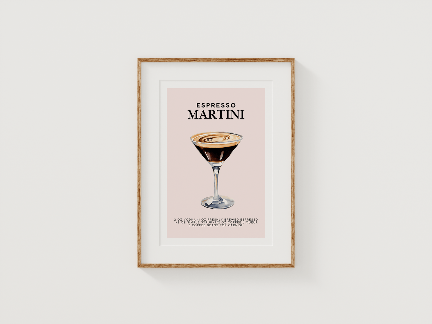 Espresso Martini Art Print | Canvas Art, Art Prints & Framed Canvas - Buy Wall Art