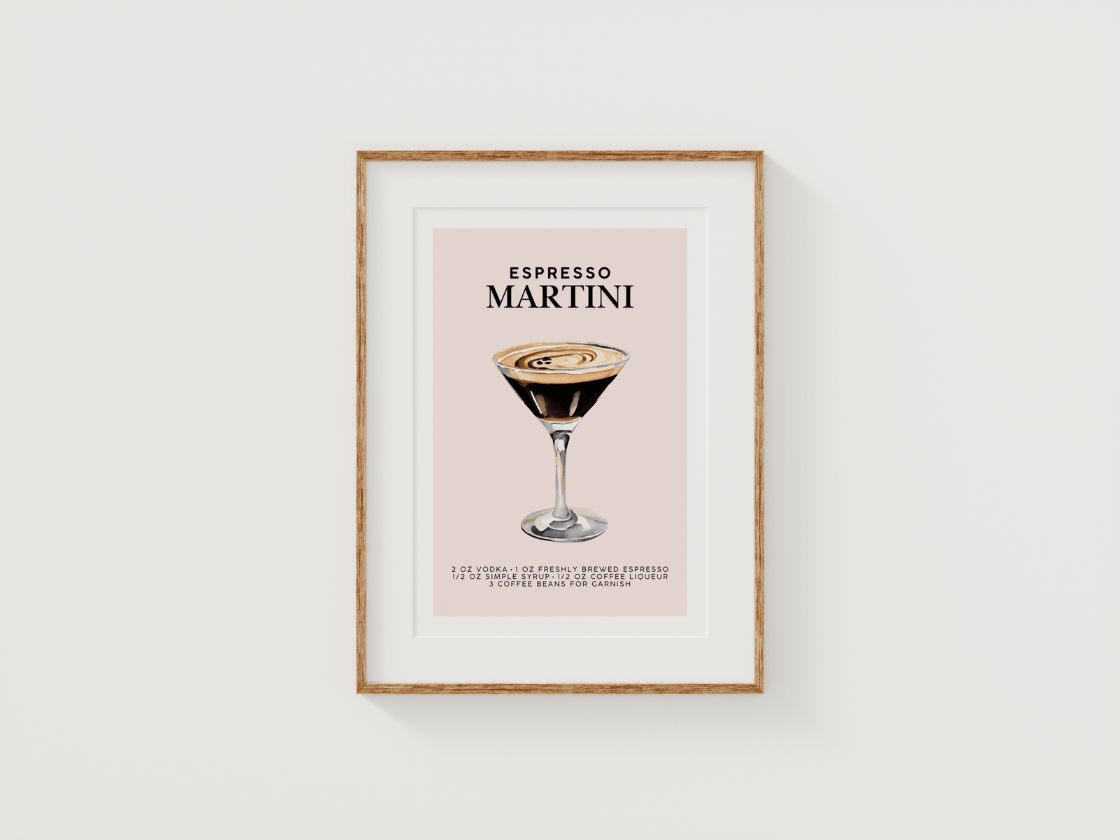 Espresso Martini Art Print | Canvas Art, Art Prints & Framed Canvas - Buy Wall Art