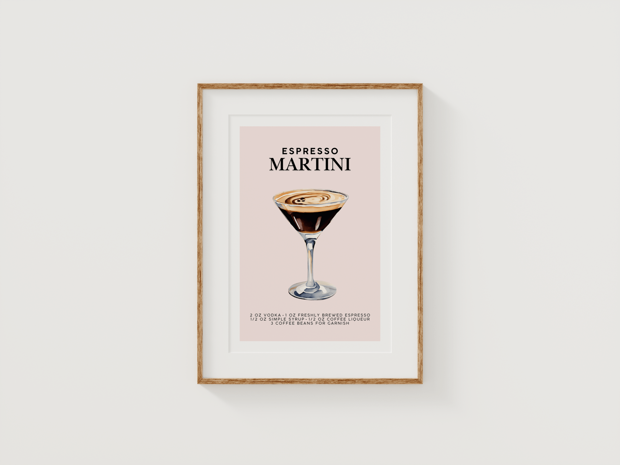Espresso Martini Art Print | Canvas Art, Art Prints & Framed Canvas - Buy Wall Art