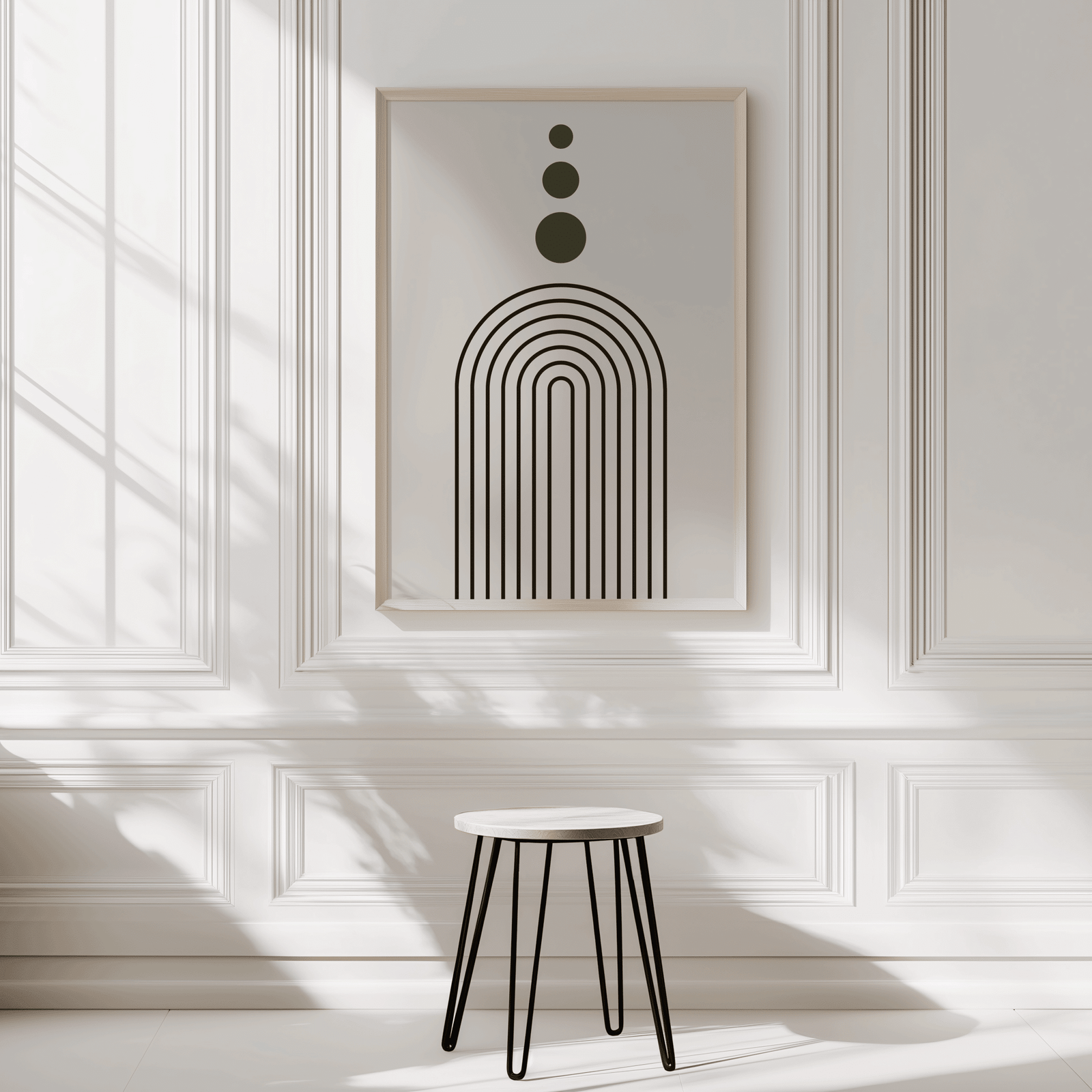 Geometric Wall Art with Arches and Circles | Canvas Art, Art Prints & Framed Canvas - Buy Wall Art