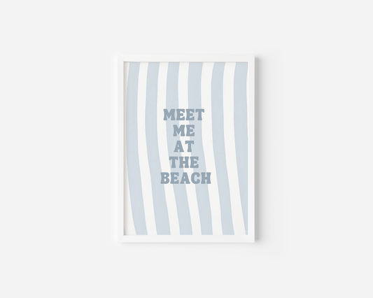 Meet Me at the Beach Wall Art | Canvas Art, Art Prints & Framed Canvas - Buy Wall Art