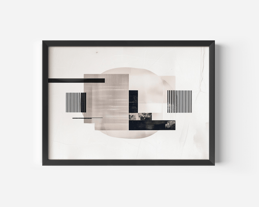 Minimalist Abstract Art Black and White | Canvas Art, Art Prints & Framed Canvas - Buy Wall Art