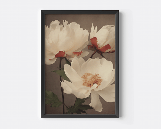 Moody Floral Art Print | Canvas Art, Art Prints & Framed Canvas - Buy Wall Art