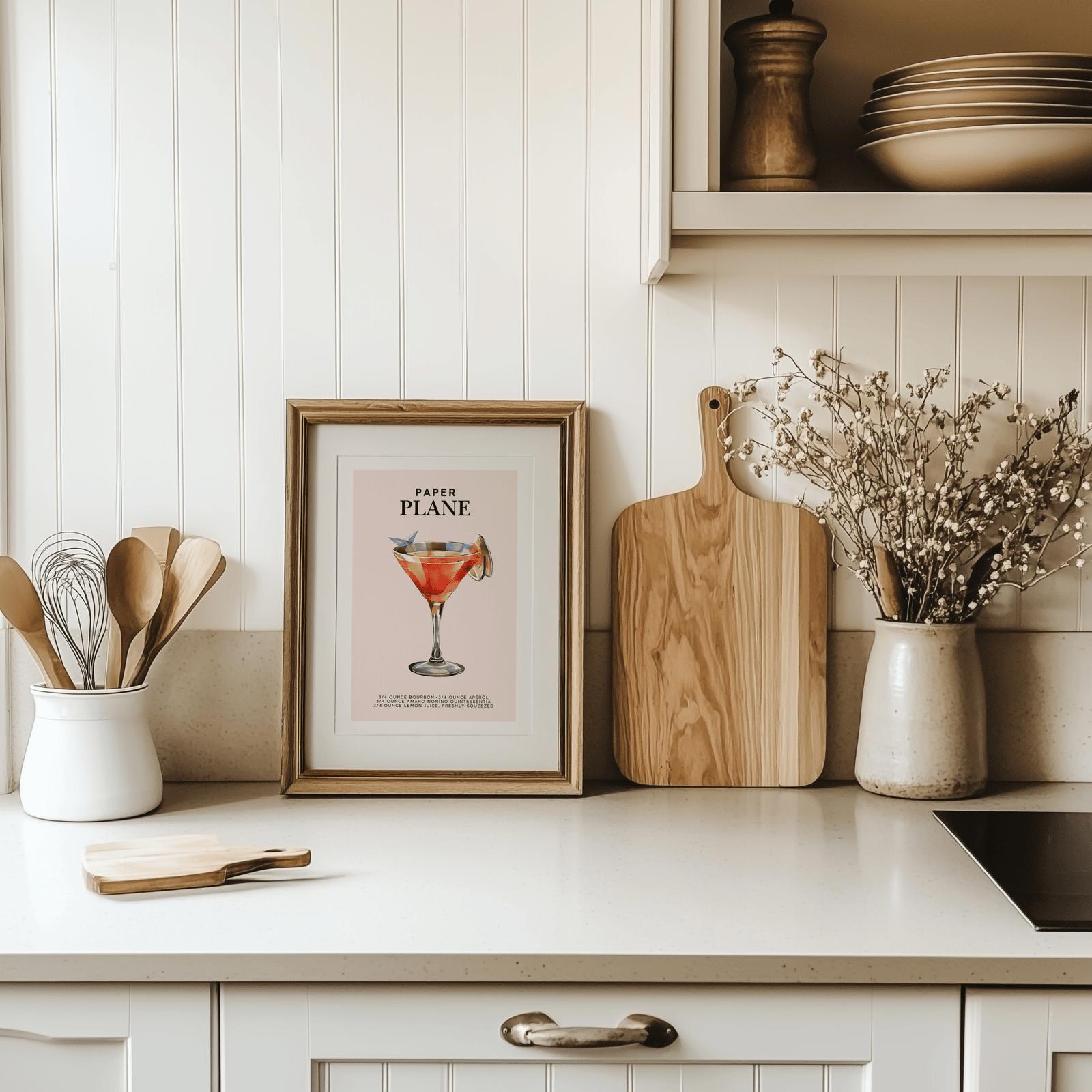 Paper Plane Cocktail Print | Canvas Art, Art Prints & Framed Canvas - Buy Wall Art
