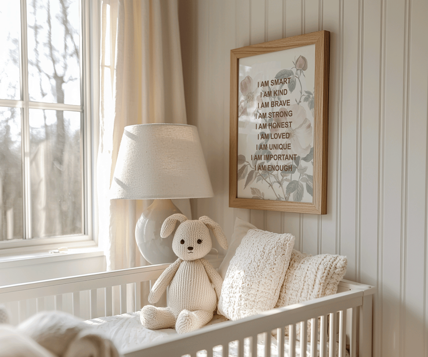 Positive Affirmations for Kids Wall Art With Wildflowers | Canvas Art, Art Prints & Framed Canvas - Buy Wall Art