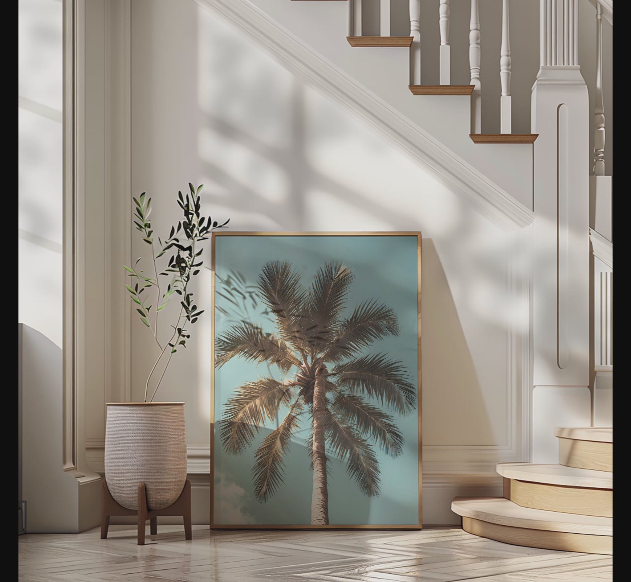 Vintage Palm Tree Print | Canvas Art, Art Prints & Framed Canvas