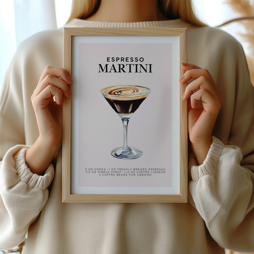 Espresso Martini Art Print | Canvas Art, Art Prints & Framed Canvas