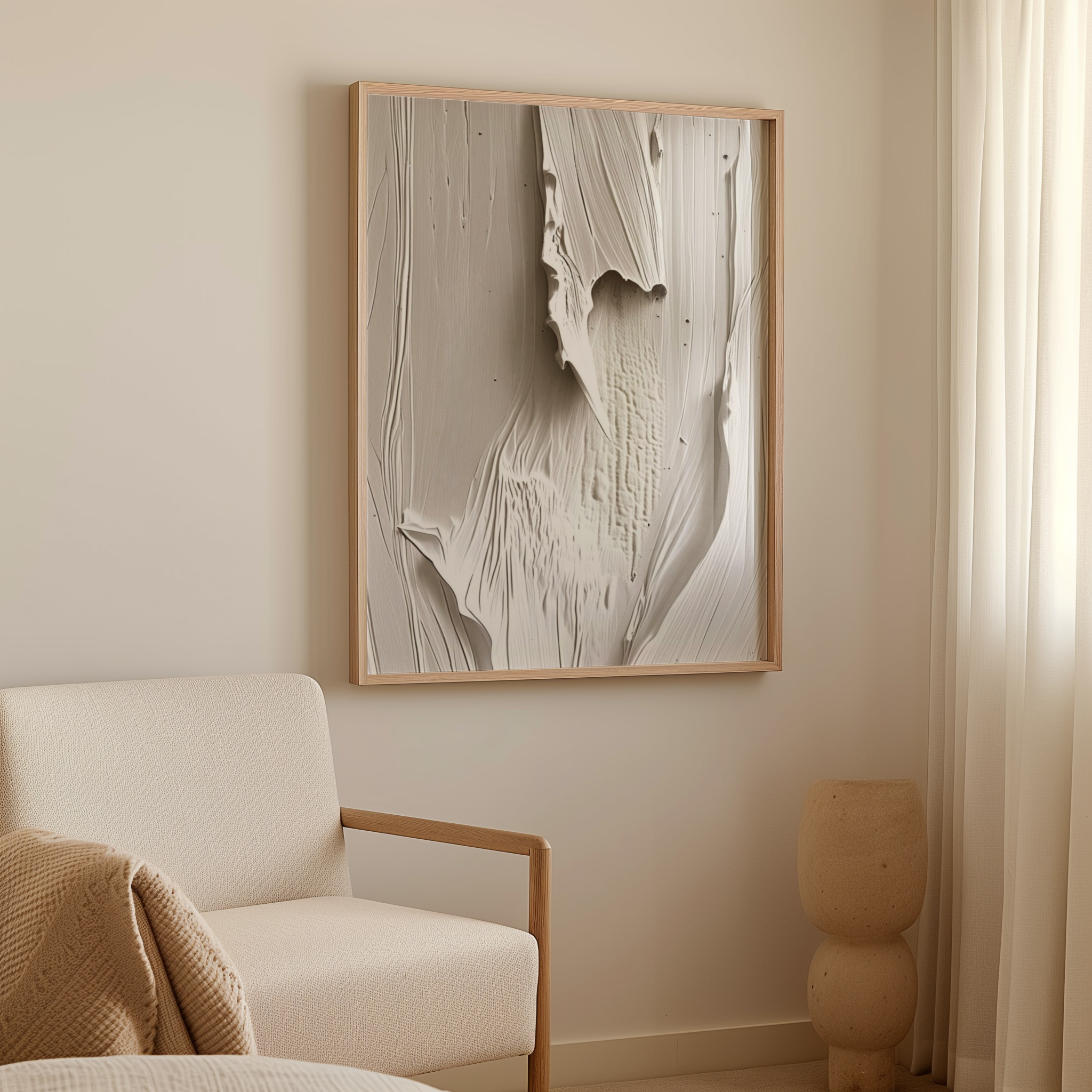 Beige White Wall Art | Canvas Art, Art Prints & Framed Canvas