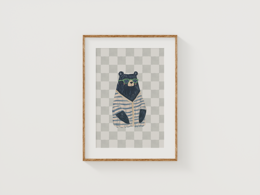 Funky Bear Nursery Art | Canvas Art, Art Prints & Framed Canvas