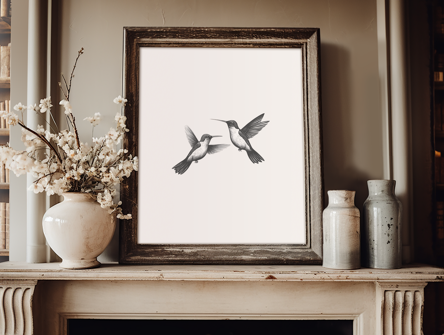 Hummingbird Sketch Wall Art | Canvas Art, Art Prints & Framed Canvas