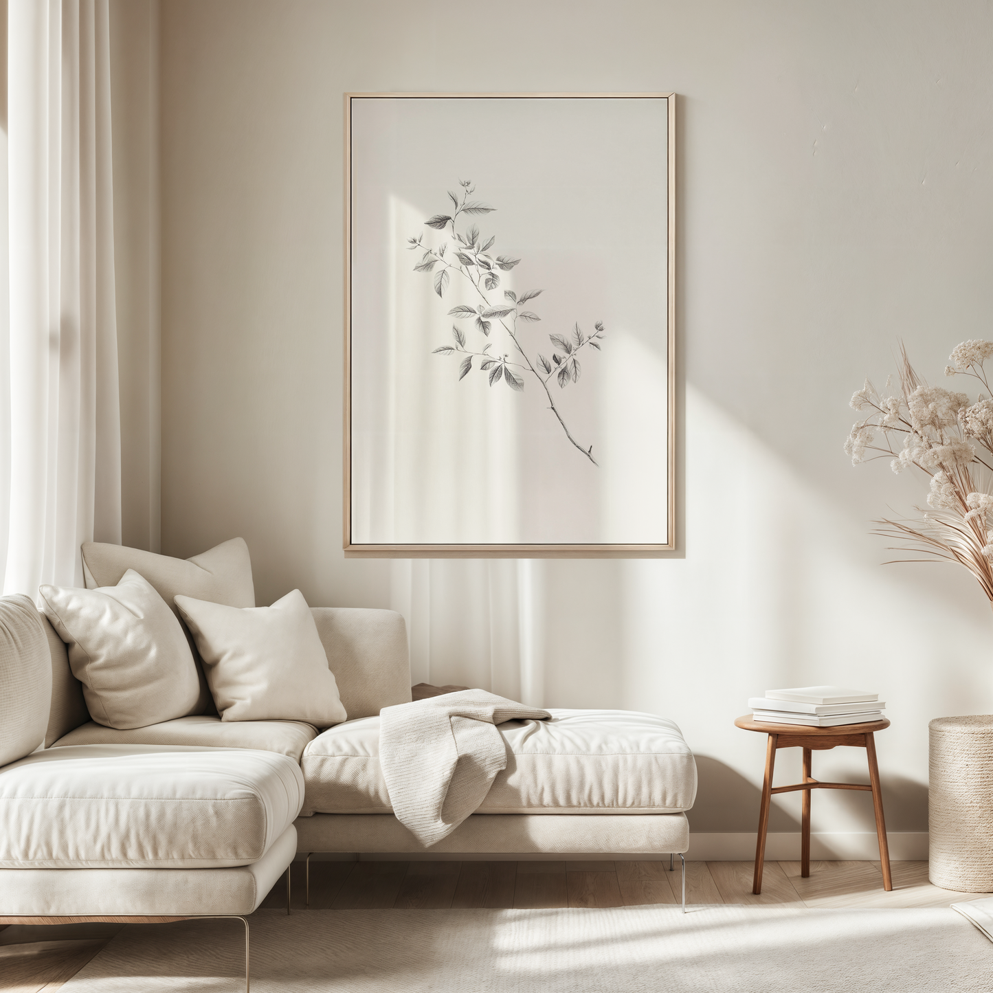 Minimalist Botanical Vintage Print | Canvas Art, Art Prints & Framed Canvas