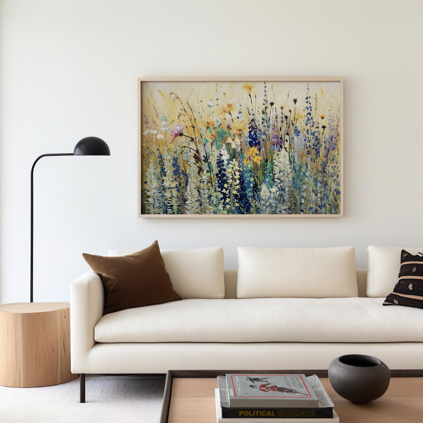 thicket Wildflowers Wall Art | Canvas Art, Art Prints & Framed Canvas, oil painting, wall art 