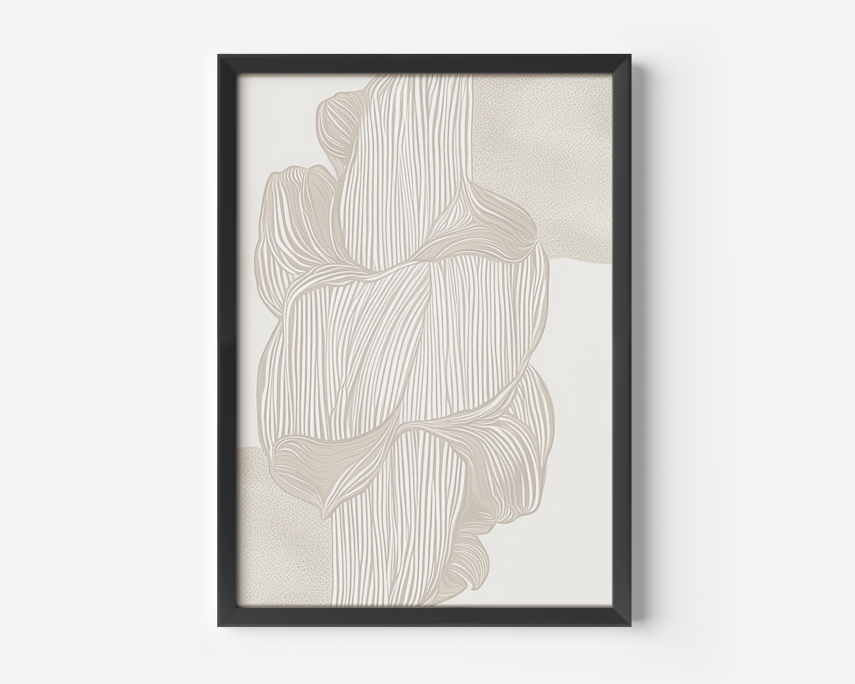 Neutral Abstract Art Print | Canvas Art, Art Prints & Framed Canvas, beige minimal line wall art