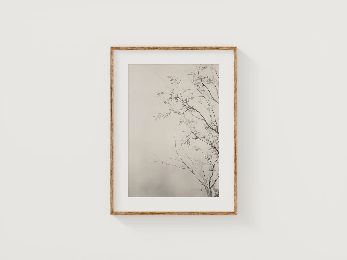 Vintage Minimal Botanical Wall Art | Canvas Art, Art Prints & Framed Canvas, antique branch flower beige brown black muted moody canvas wall art poster print, set of 2 set of 3 living room dining room neutral minimalist modern bedroom wall decor, cottage core, country farmhouse