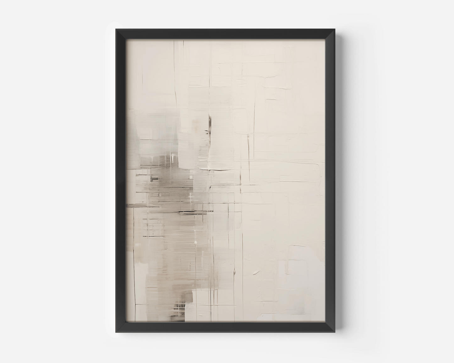 Neutral Minimal Art Print | Canvas Art, Art Prints & Framed Canvas, simple abstract neutral texture oil painting canvas wall art framed,  living room dining room hallway wall art, beige white cream light brown, trendy chic interior design trends, wall decor ideas 